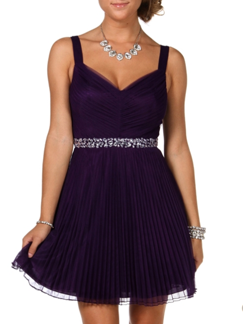 Windsor Store Aviana-Eggplant Dress $69.90