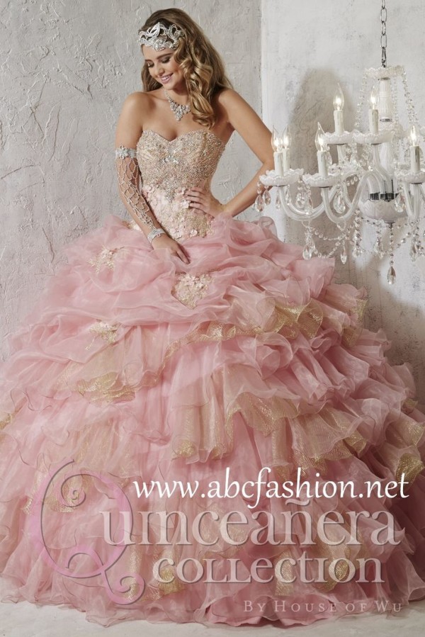 Pink quinceañera dress