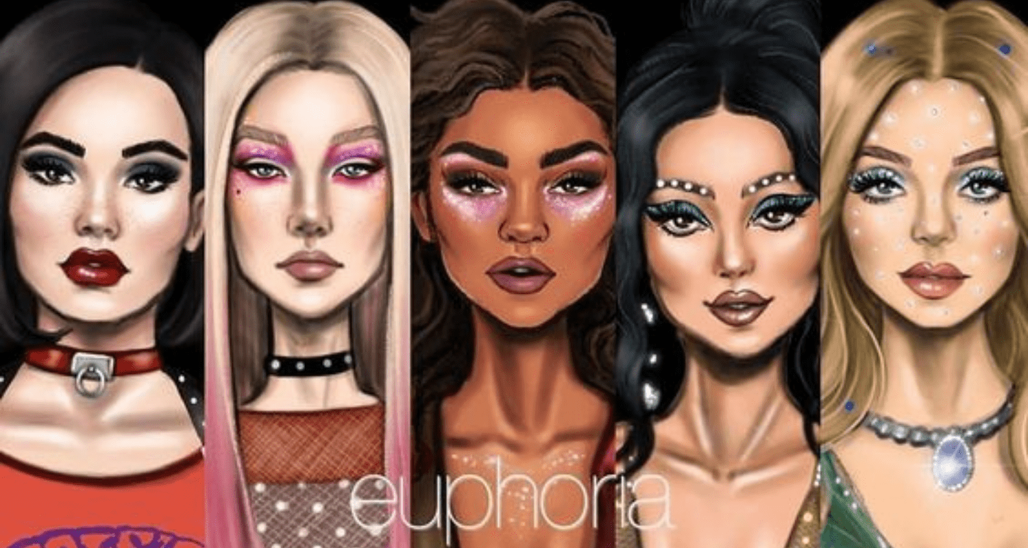 Popular Euphoria Makeup Looks
