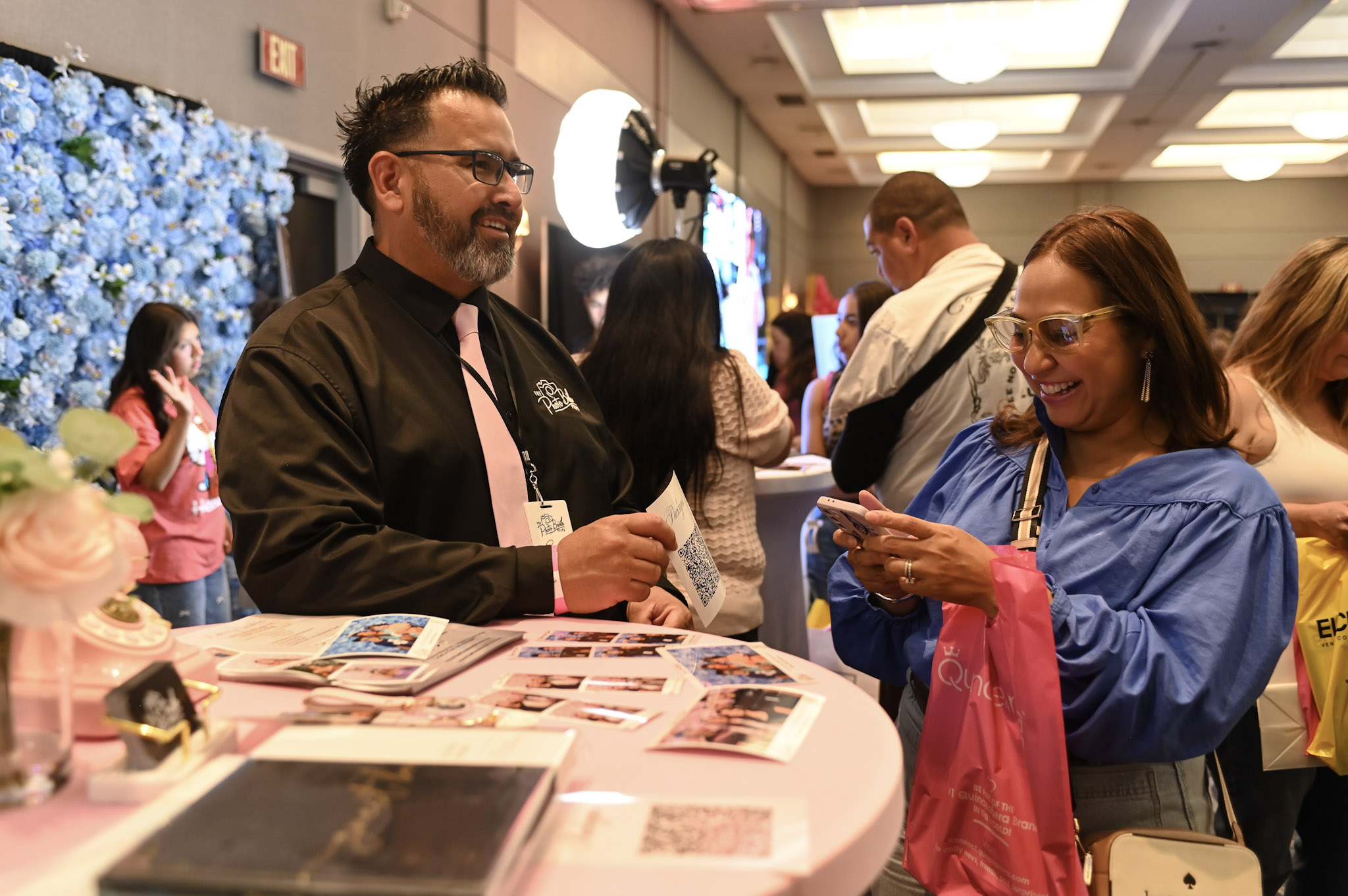 Photo Booth Vendor at Quinceanera.com expo