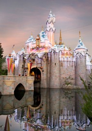 castillo de disney, disney, navidad en disney