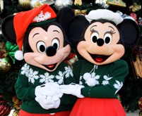 mickey mouse, minnie mouse, disney christmas