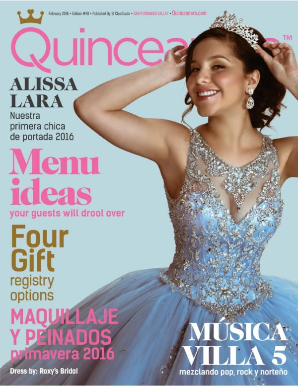 Alissa Lara - Quinceanera.com Magazine February 2016