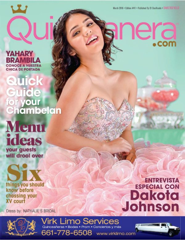 Quinceanera.com Magazine featuring Yahary Brambila