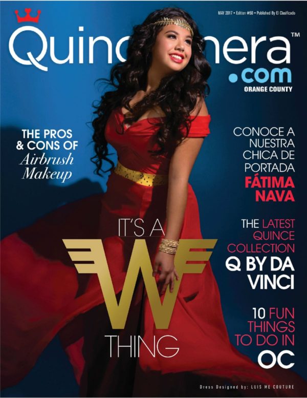 Quinceanera.com Magazine - May 2017 - Orange County - Wonder Woman quinceanera dress