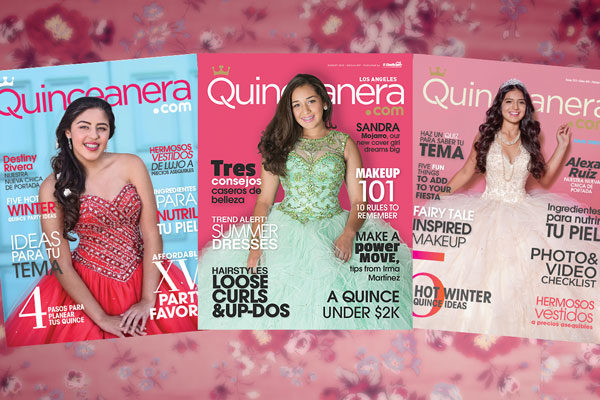 Three Quinceanera.com Magazines
