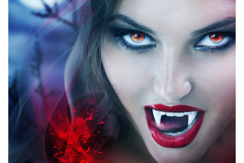maquillaje de quinceanera inspirado en vampiros