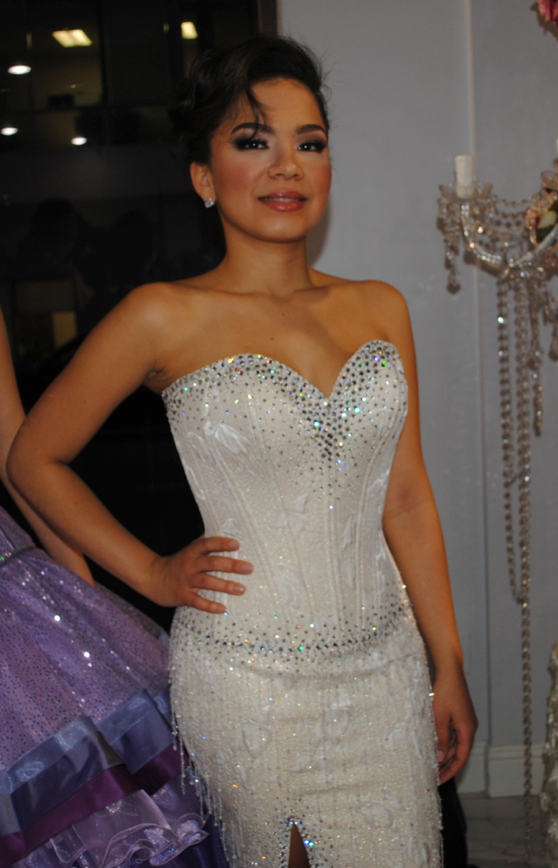 White Mitzy dress.