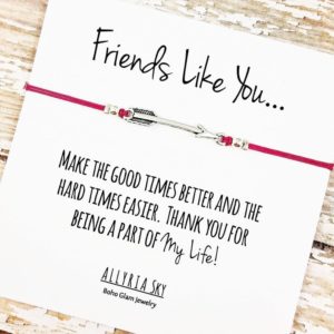 best friends bracelet cards Bracelet