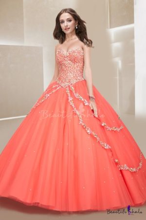 orange XV dress