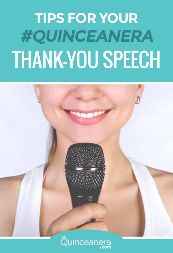 tips for thank  you speech
