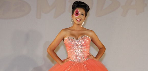 Vestido de Quinceañera color Coral Crush