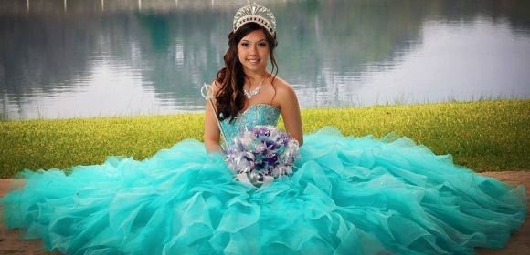 Look spectacular during your Quince celebration with an affordable personalized dress.