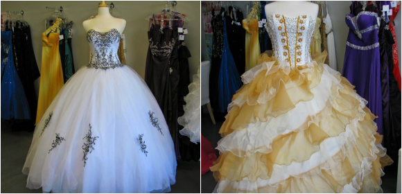yellow and traditional quinceañera dresses lily bridal.5
