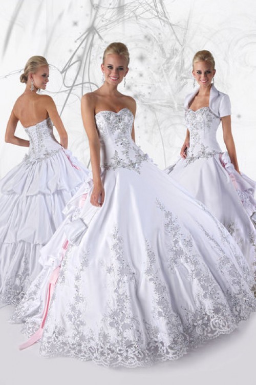 Sweetheart Neckline Ball Gown, Courtesy of PromLover.com