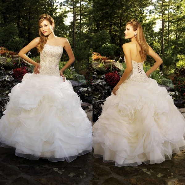Sweetheart Neckline Beaded Organza Ball Gown, Courtesy of Night Moves