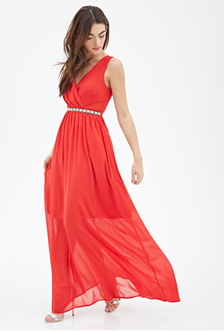 Forever 21 Embellised Suplice Maxi Dress $34.90