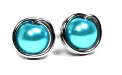 Blue earrings