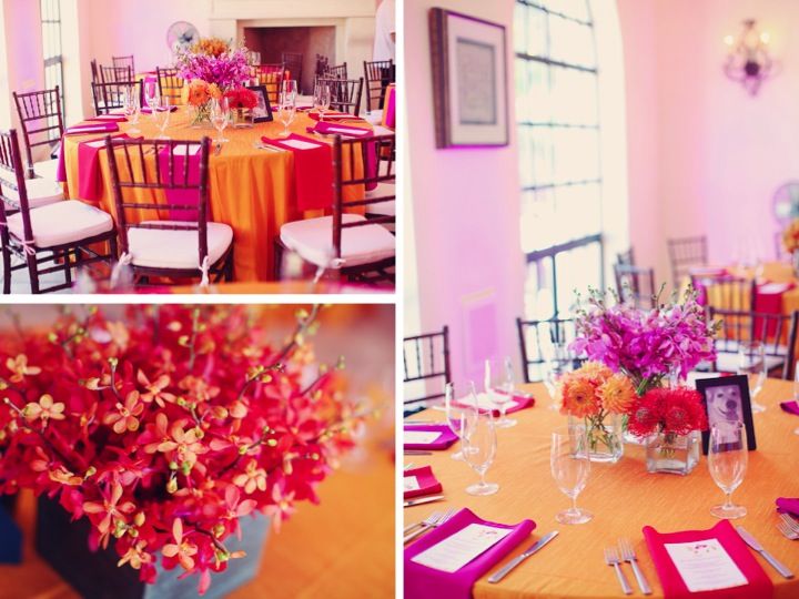 Hot Pink & Orange color themes