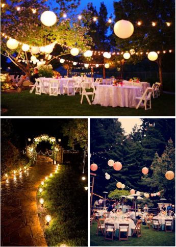 Outdoor Lighting Collages