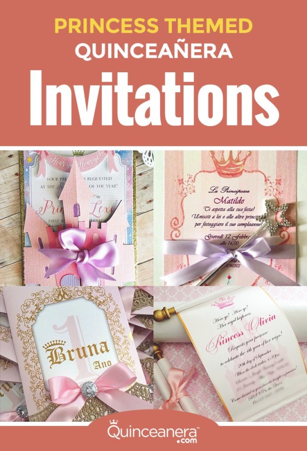 princess invitations