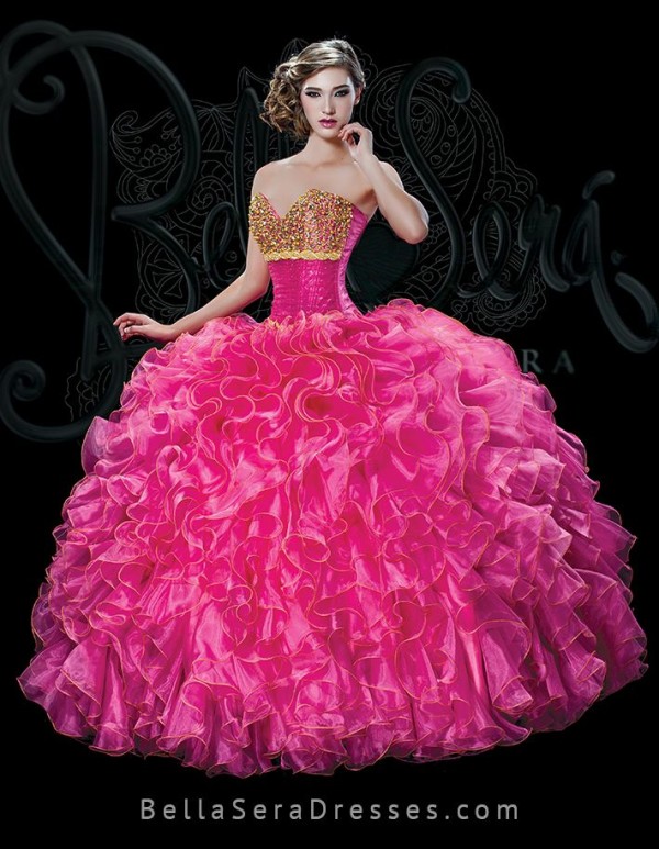 hot pink quince dress