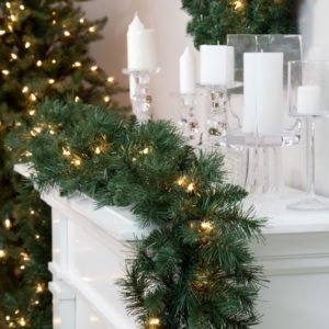 pre lit garland Garland