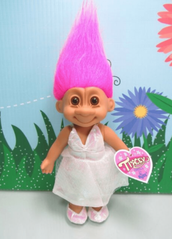 Tracey-Troll-Doll-in-a-white-prom-dress