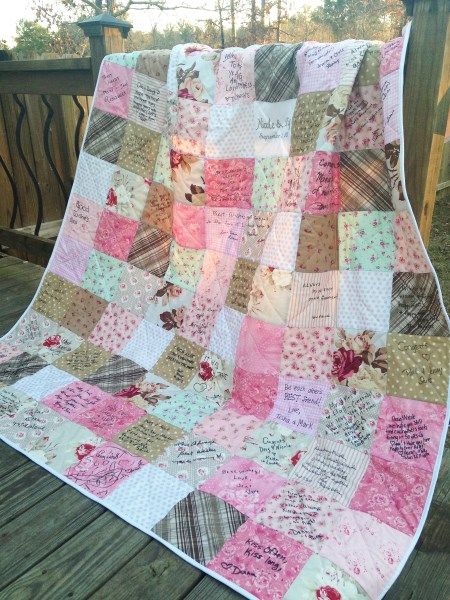 guest book quilt