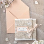 Quinceanera favors and invitation, featuring colorful flowers