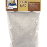 A bag of decorative sand on a white background, Quinceanera themed