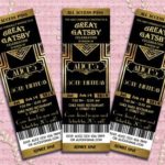 Quinceanera image: Jay Gatsby holding three tickets for a Great Gatsby themed concert