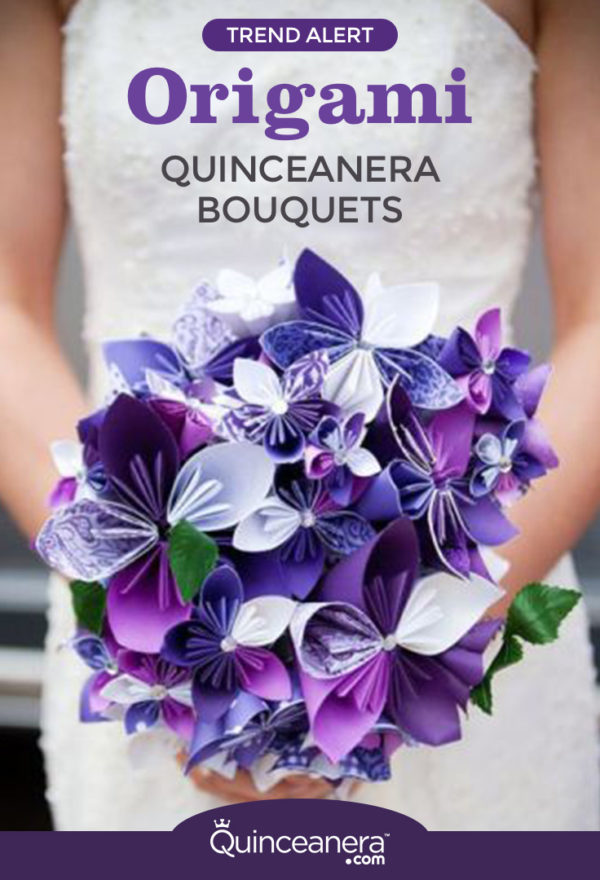 Trend Alert: Origami Quinceanera Bouquets - Quinceanera