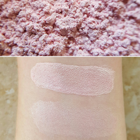 A close up of a person's arm with some powder on it. Lip Makeup for the Quinceanera