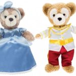 Shellie May Bear and Duffy the Disney Bear, a couple of teddy bears dressed in costumes for a Quinceanera.
