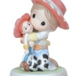 A precious moments Quinceanera figurine of a boy and a girl hugging