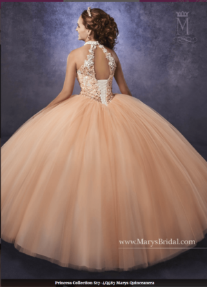 marys bridal quinceañera dress coral