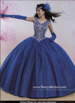 marys bridal quinceañera dress royal blue