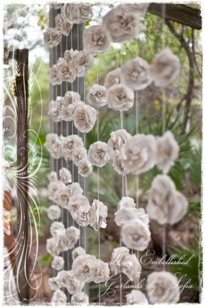 paper garland wedding Wedding
