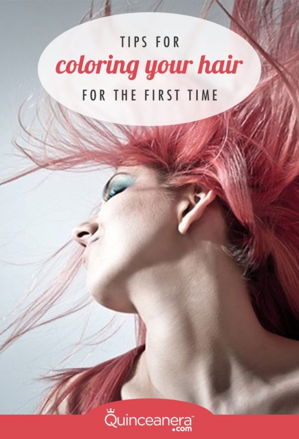 tips for coloring your hair for the first time