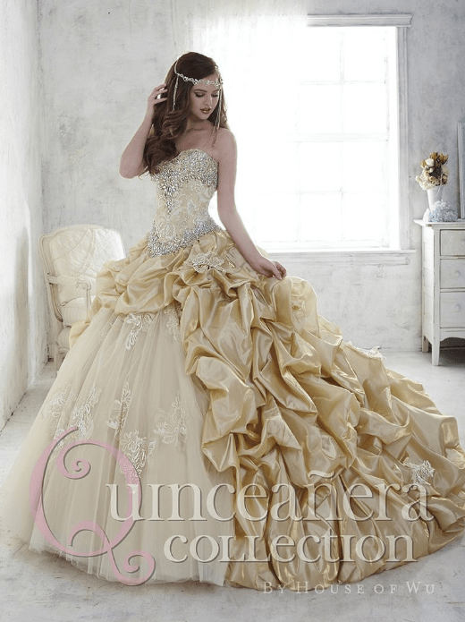 10 Beauty and the Beast Inspired  Quinceanera  Dresses 