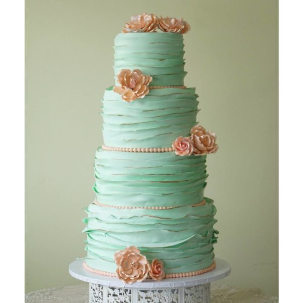 Mint Green Quince Cake
