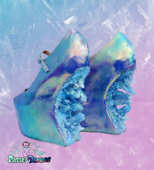 turquoise High-heeled shoe