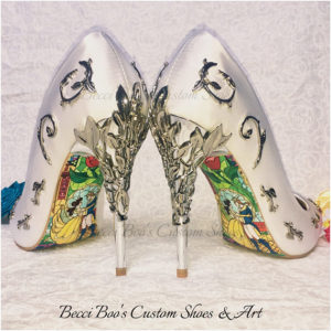 beauty and the beast heels Shoe