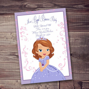 A Quinceanera party with a princess on a birthday card in a picture frame