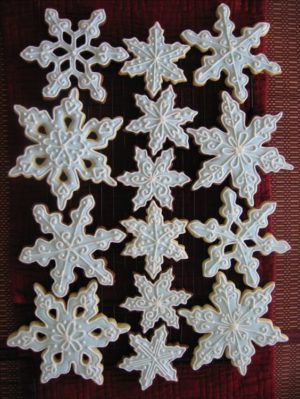 Snowdusted cookies