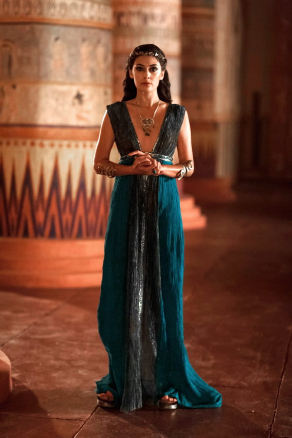 Turquoise gown from the show Tut