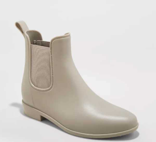 Rainy-Day-boots-Target-beige-rubber-ankle-boots