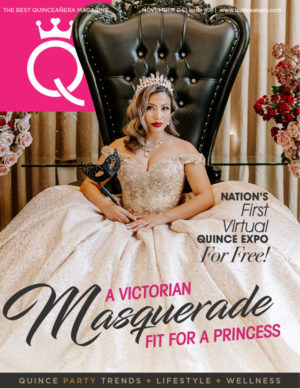 Lady Quinceañera dresses, a woman in a Quinceañera dress sitting on a chair