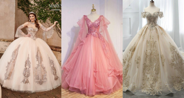 princess dresses pink Quinceañera dresses